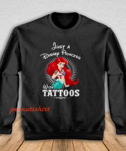 Ariel A Disney Princess With Tattoos Sweatshirt