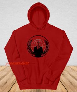 Anonymous Logo Hoodie For Unisex