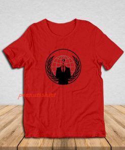 Anonymous Logo T-Shirt For Unisex