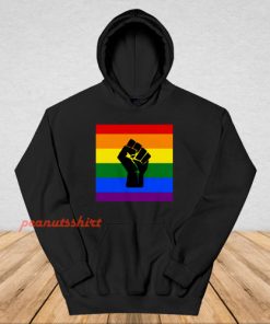 BLM Pride Rainbow Black Lives Matter Hoodie