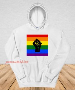 BLM Pride Rainbow Black Lives Matter Hoodie For Unisex