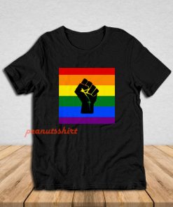 BLM Pride Rainbow Black Lives Matter T-Shirt