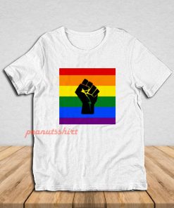 BLM Pride Rainbow Black Lives Matter T-Shirt For Unisex