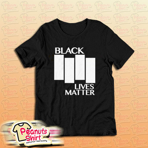 Black Lives Matter Black Flag Parody T-Shirt For Unisex