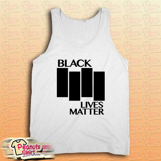 Black Lives Matter Black Flag Parody Tank Top