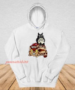 Catbus and Totoro A Fun Ride Hoodie