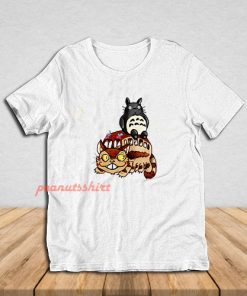 Catbus and Totoro A Fun Ride T-Shirt