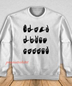Finger Language BLack Lives Matter Sweatshirt
