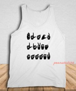 Finger Language BLack Lives Matter Tank Top