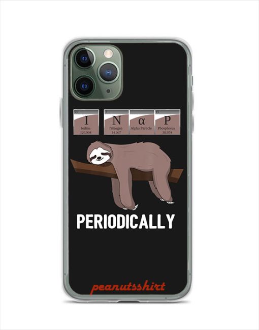 Funny Chemistry Pun Sloth iPhone Case