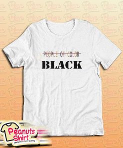 People Of Color Black T-Shirt
