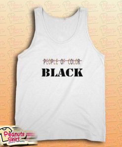 People Of Color Black Tank Top