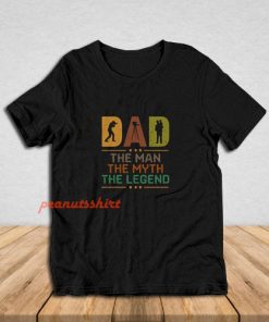 Vintage Photography Dad Man Myth Legend T-Shirt