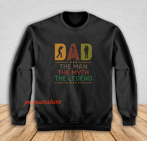 Vintage Photography Dad Man Myth Legend Sweatshirt