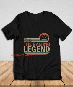 Vintage Dad The Man The Myth The Gaming T-Shirt