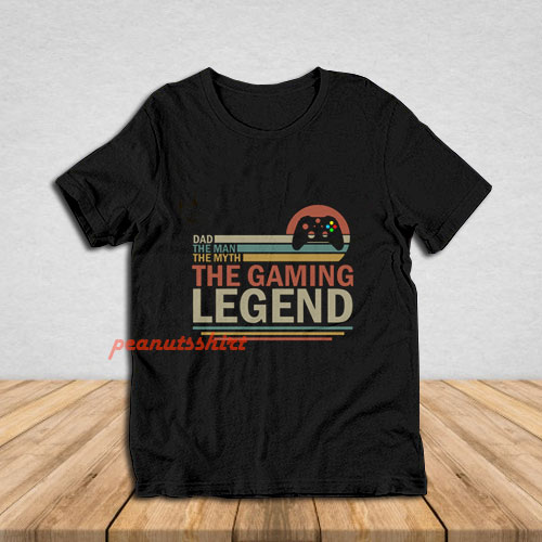 Vintage Dad The Man The Myth The Gaming T-Shirt