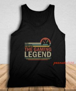Vintage Dad The Man The Myth The Gaming Tank Top