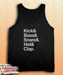 Kick Bass Snare Hat Clap Tank Top