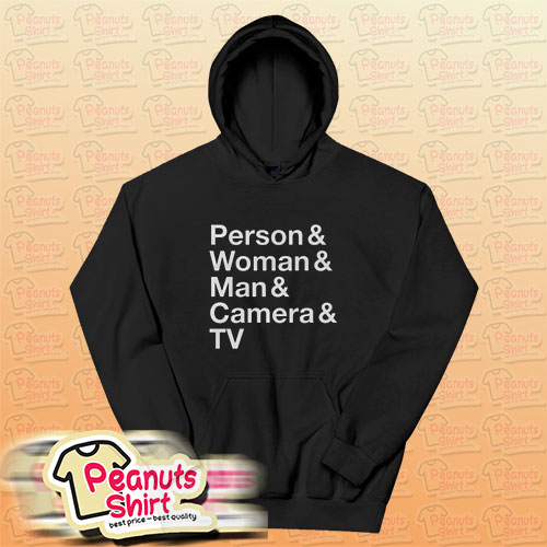 Person Woman Man Camera TV Hoodie