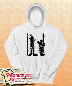 Punk Rock Goofy And Mickey Hoodie
