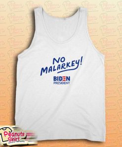 Biden President No Malarkey Tank Top