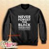 Never Forget the Black African Holocaust Sweatshirt
