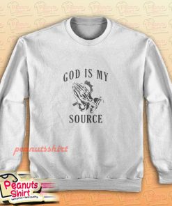 Praying Hands God Is My Source Sweatshirt