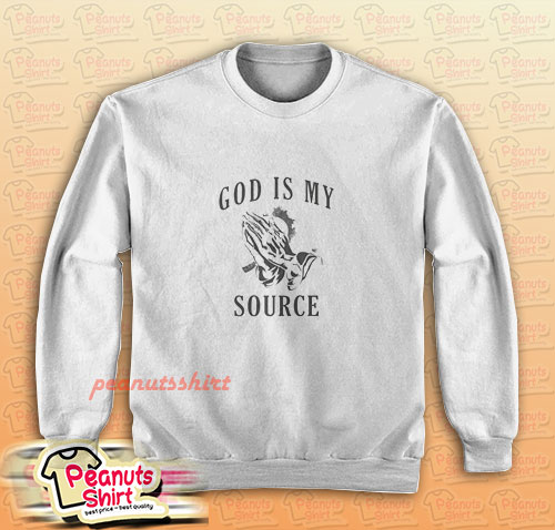 Praying Hands God Is My Source Sweatshirt