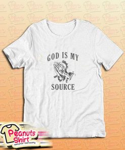 Praying Hands God Is My Source T-Shirt
