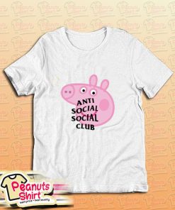 Anti Social Social Club Assc Peppa Pig Parody T-Shirt