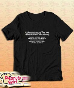 20th Anniversary Tour 2008 Smashing Pumpkins T-Shirt