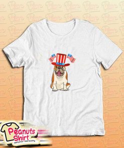 4th Of July Dog Flag Merica T-Shirt