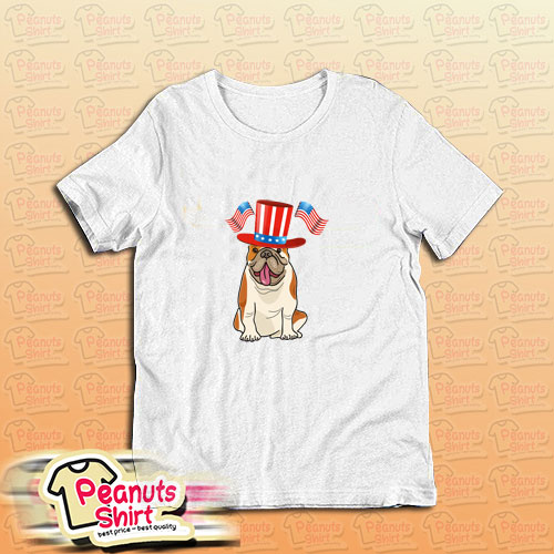 4th Of July Dog Flag Merica T-Shirt