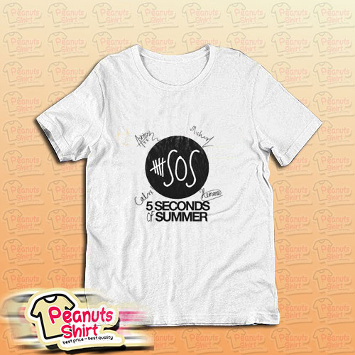 5sos Logo And Signature T-Shirt