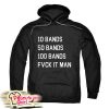 10 Bands 50 Bands 100 Bands Hoodie