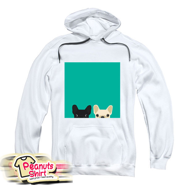 2 French Bulldogs Hoodie