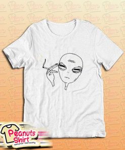 Alien Smoking T-Shirt
