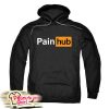 Pain Hub Orange Black Hoodie
