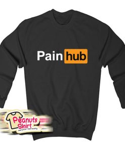 Pain Hub Orange Black Sweatshirt