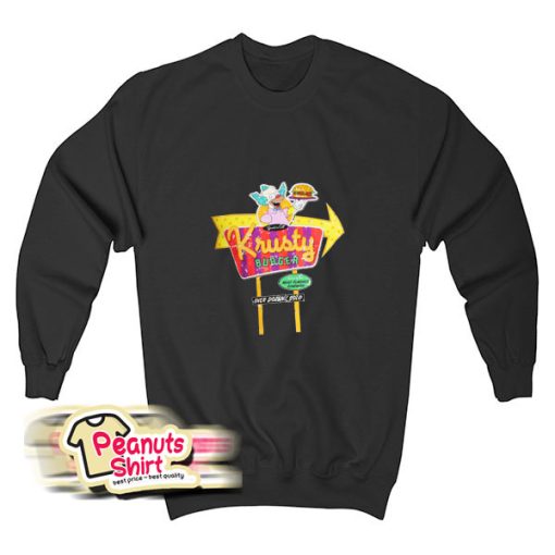 The Simpsons Krusty Burger Sweatshirt
