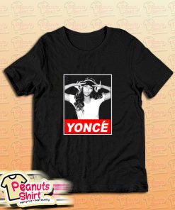Beyonce Yonce Obey Style T-Shirt
