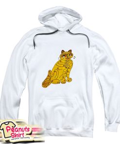 Abba Yellow Cat Hoodie