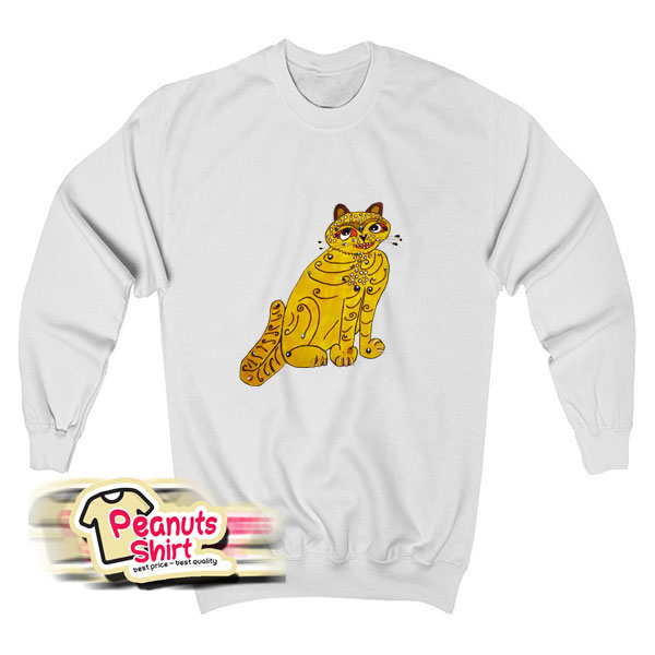 Abba Yellow Cat Sweatshirt