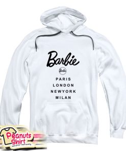 Barbie Paris London Newyork Milan Hoodie