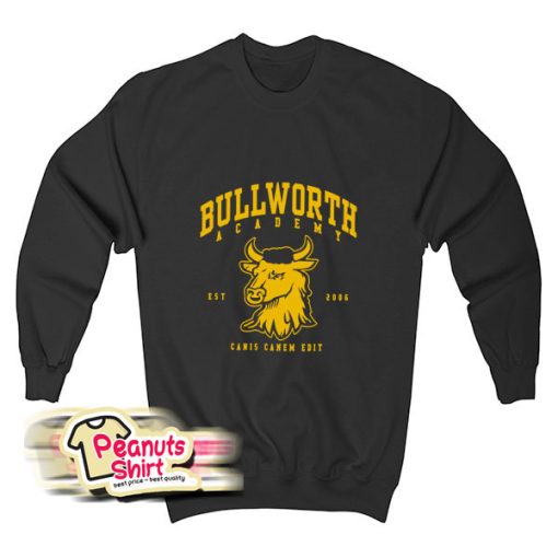 Bullworth Academy Mascot And School Motto Sweatshirt