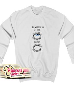 But Where Do You Get Your Protein Sweatshirt