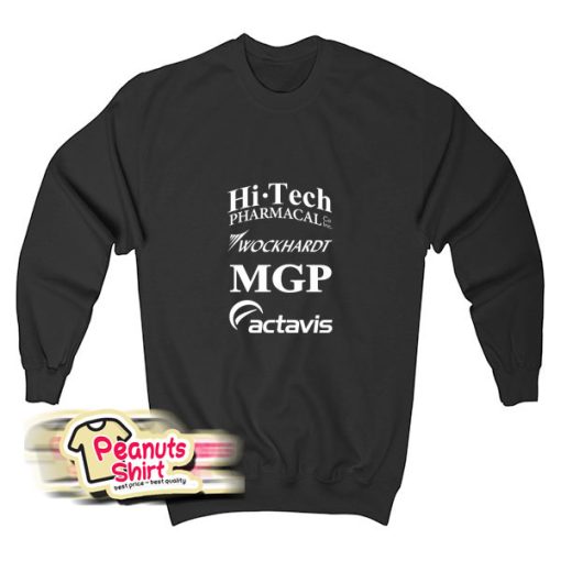 Hi Tech Pharmacal Wockhardt Mgp Actavis Sweatshirt
