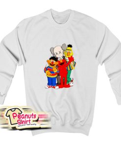 Kaws X Sesame Street Family Collab Sweatshirt