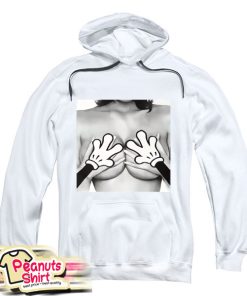 Micky Mouse Hands Mickey Mouse Boobs Hoodie