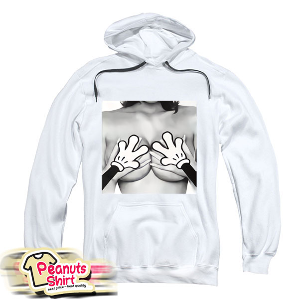Micky Mouse Hands Mickey Mouse Boobs Hoodie